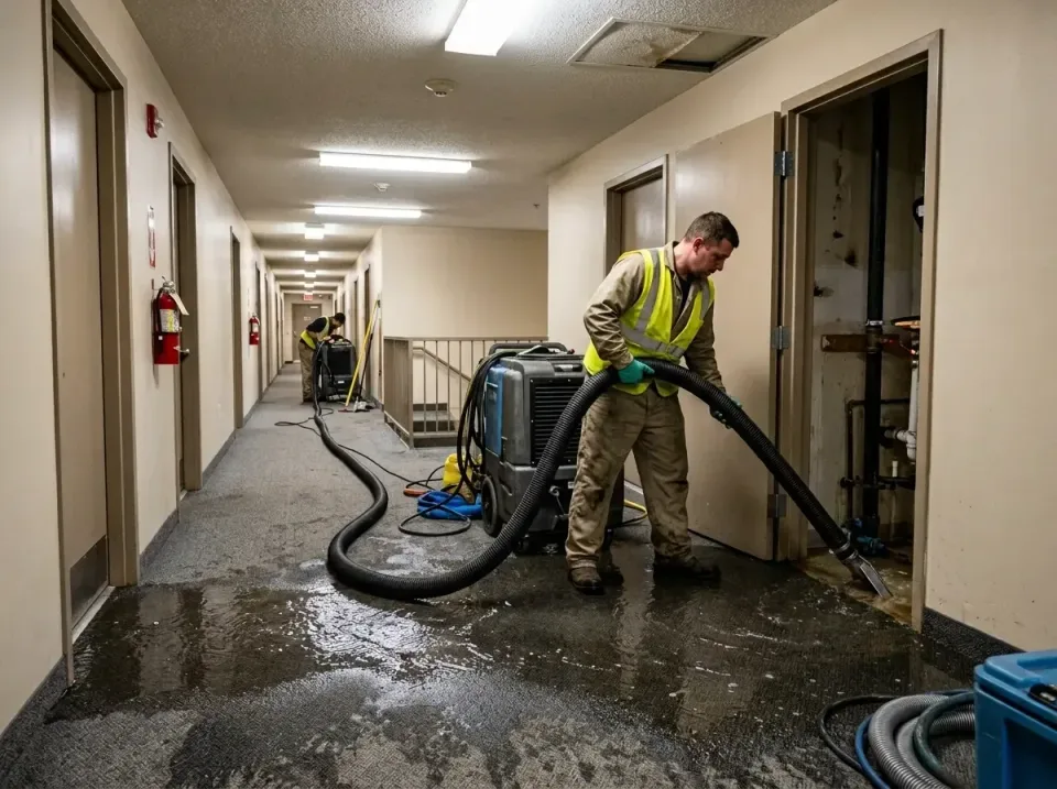 multi-unit-apartment-hallway-f-005 — frequently asked questions, Emergency Burst Pipe Water Extraction & Removal in Floral C…